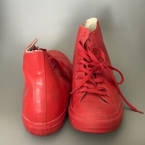 Red High-Top Sneakers